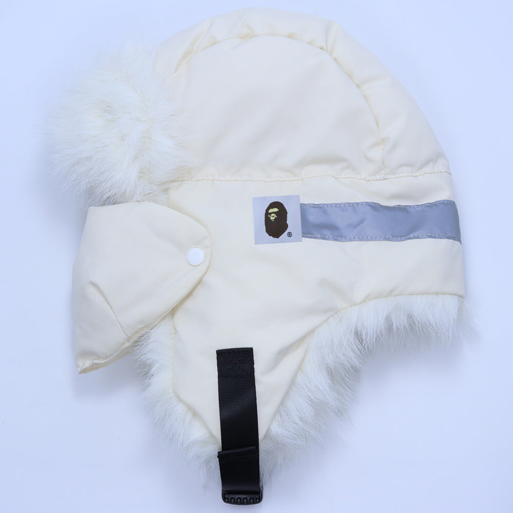 Stussy Hat Warm Lei Feng Hat Women's Winter Outdoor Skiing Cold Cycling Hat